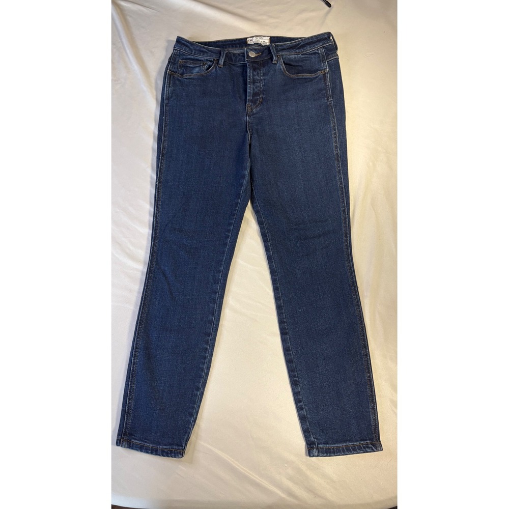 Free People Women W29 Dark Wash Skinny Jeans Denim‎ Pants (30x26) Button Fly